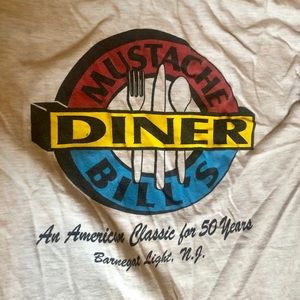 💛💜3 for $20💜💛EUC Mustache Bill’s Diner Tee
